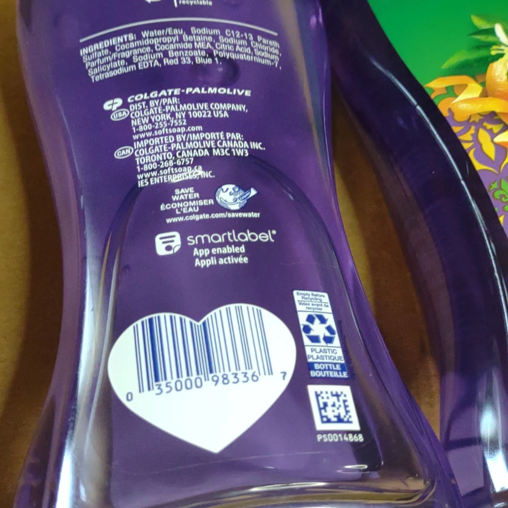 Soft soap limited edition Mardi gras purple body wash biodegradable ph balanced - Picture 5 of 5